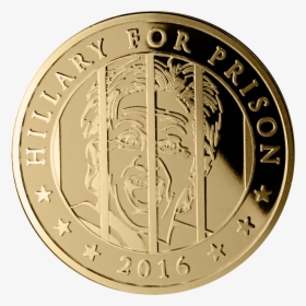 Golden Trump Presidential Coin, HD Png Download, Free Download