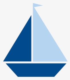 Sailboat Image Of Blue Clipart Navy Clip Art Transparent - Blue Sailboat Clipart, HD Png Download, Free Download