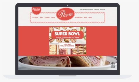Parm Nyc Catering For Super Bowl - Pastrami, HD Png Download, Free Download