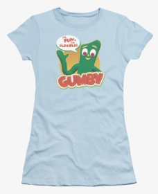 Junior Flexible Gumby Shirt - T-shirt, HD Png Download, Free Download