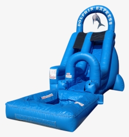 Dolphin Express Inflatable Slide Hd Png Download Kindpng