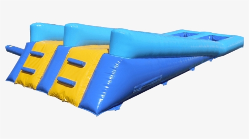 10m Sloped Twin Lane Water Slide - Inflatable, HD Png Download, Free Download