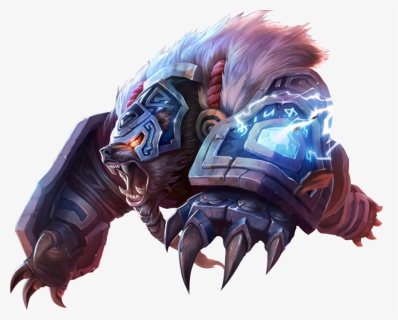 Rune Guar Volibear Skin Png Image - League Of Legends Volibear Png, Transparent Png, Free Download