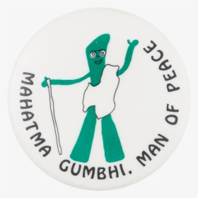 Mahatma Gumbhi Humorous Button Museum - Label, HD Png Download, Free Download
