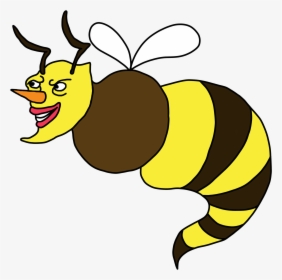 Waspcolour2 - Cartoon, HD Png Download, Free Download