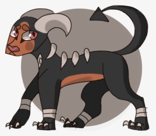 Old Houndoom Drawing - Cartoon, HD Png Download, Free Download