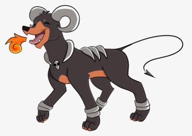 [my Art] Houndoom - Cartoon, HD Png Download, Free Download