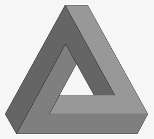 Cool Triangle Png Picture Free Download - Triangle Optical Illusion Png, Transparent Png, Free Download