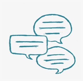 Illustration Of Speech Bubbles - Drawing, HD Png Download, Free Download