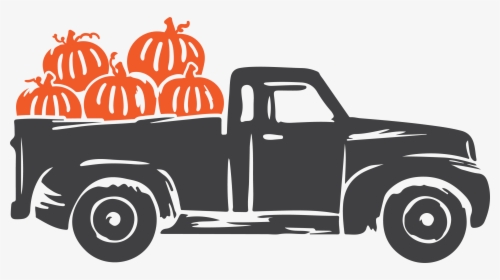 Truck With Pumpkins Clipart, HD Png Download, Free Download
