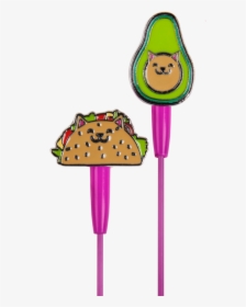 Gato Taco Cute Earbuds - Taco Cat Earbuds, HD Png Download, Free Download