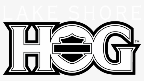 Lake Shore H - Harley Davidson Hog Logo, HD Png Download, Free Download