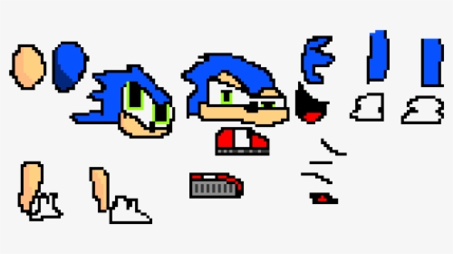 Sonic Sprite Sheet, HD Png Download, Free Download