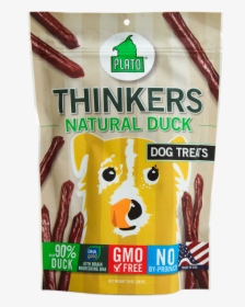 Plato New Thinkers Natural Duck Sticks Dog Treats - Plato Pet Treats Thinkers, HD Png Download, Free Download