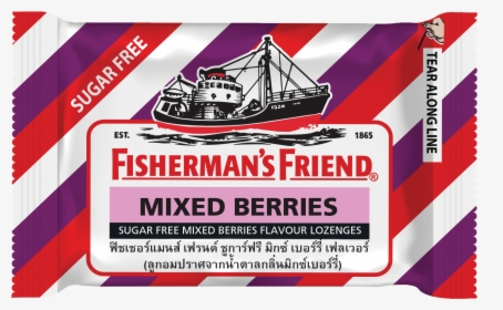 Mixed Berries - Fisherman's Friend Aniseed Lozenges 25g, HD Png Download, Free Download