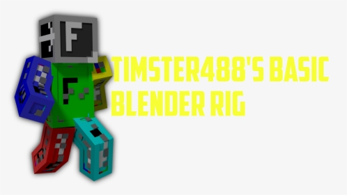 Blender Minecraft Character Rig, HD Png Download, Free Download