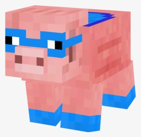 Minecraft Clipart Piggy - Minecraft Pig Super Hero, HD Png Download, Free Download
