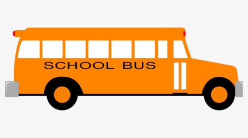 School Bus Transparent Background - School Bus Free Illustration, HD Png Download, Free Download