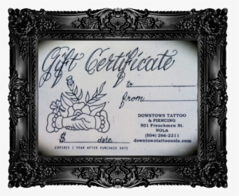 Gift Card Tattoo Design, HD Png Download, Free Download