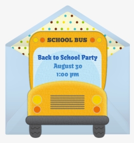 Back To School Theme Invite, HD Png Download, Free Download
