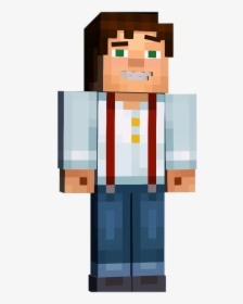 Minecraft Story Mode Characters Jesse , Png Download - Minecraft Story Mode Season Jesse, Transparent Png, Free Download