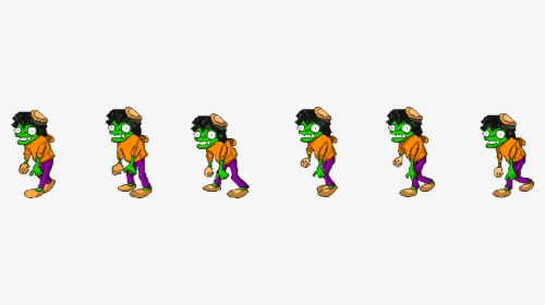 Sprite Sheet Zombie Png, Transparent Png, Free Download