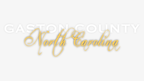 Gaston County Logo And Link To Main Web Site - Calligraphy, HD Png Download, Free Download