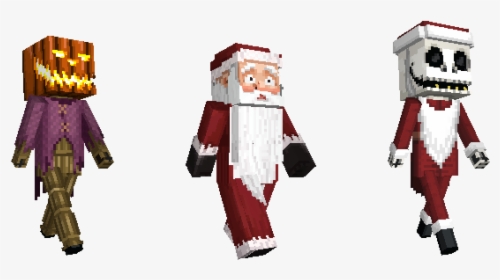 Minecraft The Nightmare Before Christmas Skin Pack, HD Png Download, Free Download