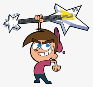 The Fairly Oddparents Timmy Turner Holding Up Guitar - Fairly Oddparents Timmy Turner, HD Png Download, Free Download