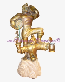 Gaston"s Statue With Lefou ~ Disney Medium Big Figure - Statue, HD Png Download, Free Download