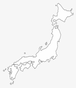 Japan Black And White Png - Japan Map White Png, Transparent Png, Free Download