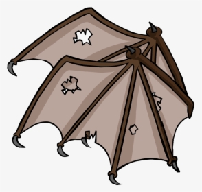 Brown Bat Wings Icon - Club Penguin Bat Wings, HD Png Download, Free Download