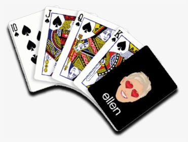 Clip Art Playing Card Emoji - Poker, HD Png Download, Free Download