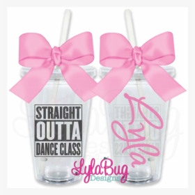 Straight Outta Dance Class Personalized Tumbler - Glass Bottle, HD Png Download, Free Download