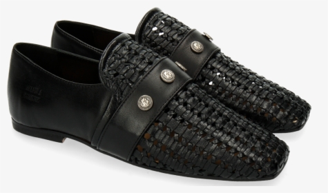 Scarlett 1 Black Trim Gold Loafers - Slip-on Shoe, HD Png Download, Free Download