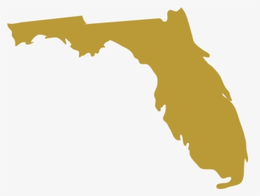 Florida Vector Graphic , Transparent Cartoons - Silhouette Florida State Outline, HD Png Download, Free Download