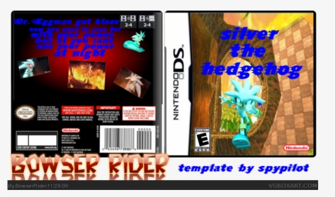 Silver The Hedgehog Box Art Cover - Legend Of Zelda Four Swords Adventures Gba, HD Png Download, Free Download