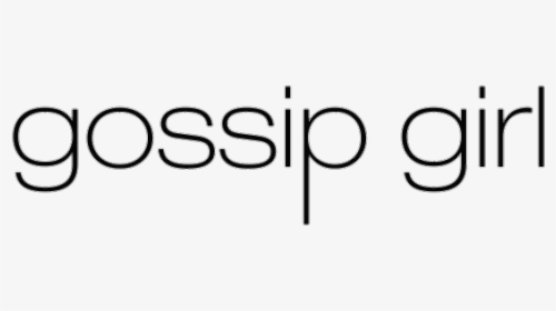 Ficheiro - Gossip Girl - Logo - Gossip Girl, HD Png Download, Free Download
