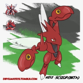 Scizor Scizor Is One Of My All-time Favorite Pokemon - Cartoon, HD Png Download, Free Download