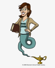 What Is Book Genie And Why Did It Win That Is The Subject - Cartoon, HD Png Download, Free Download
