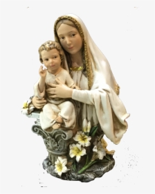 Madonna And Child , Png Download - Figurine, Transparent Png, Free Download