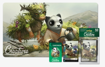 Panda Mtg Playmat, HD Png Download, Free Download