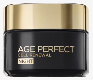 Loréal Age Perfect Cell Renewal Night Cream"  Class="lazyload - Cosmetics, HD Png Download, Free Download