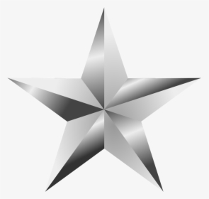 Silver Star Png, Transparent Png, Free Download