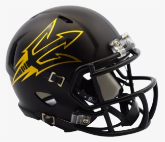 Asu Satin Black Mini Helmet - Wake Forest Football Helmet, HD Png Download, Free Download