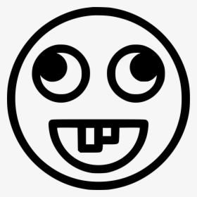 Png File Svg Stupid Emoji Black And White - Sceptic Icon, Transparent Png, Free Download