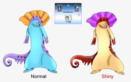 A Fusion Between Typhlosion And Aurorus - Cartoon, HD Png Download, Free Download