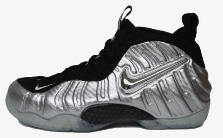 Foamposites Black And Silver, HD Png Download, Free Download