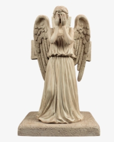 Weeping Angel Statue Sculpture The Doctor - Estatua Llorando Png, Transparent Png, Free Download