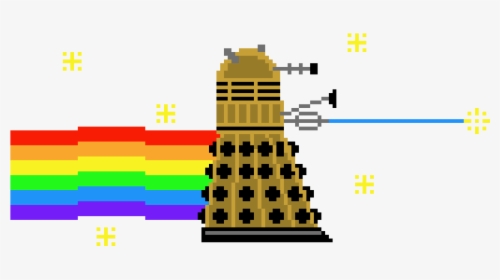 Pixel Art Dalek , Png Download - 8 Bit Dalek, Transparent Png, Free Download